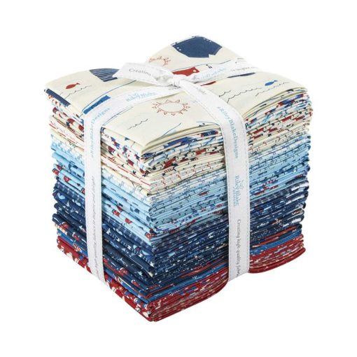 Red White & Bang! Fat Quarter Bundle by Sandy Gervais for Riley Blake Designs