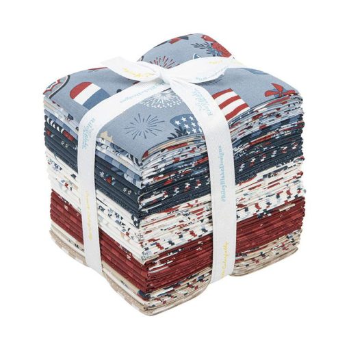 Red White And True Fat Quarter Bundle by Dani Mogstad for Riley Blake Designs