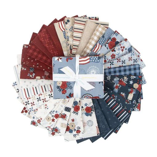 Red White And True Fat Quarter Bundle by Dani Mogstad for Riley Blake Designs - Image 2