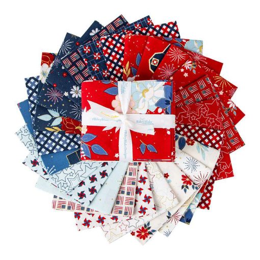 Sweet Freedom Fat Quarter Bundle by Beverly McCullough for Riley Blake Designs - Image 2