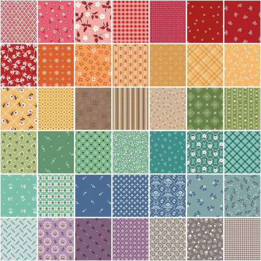 Bee Bundle Limited Edition Colors Fat Quarter Bundle by Lori Holt for Riley Blake Designs - Image 3