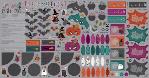 Little Witch Felt Party Panel by Jennifer Long for Riley Blake Designs