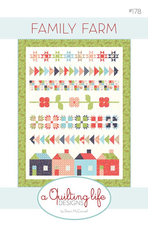 Family Farm Quilt Pattern by Sherri McConnell of A Quilting Life