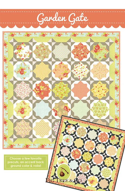 Garden Gate Quilt Pattern by Fig Tree & Co.