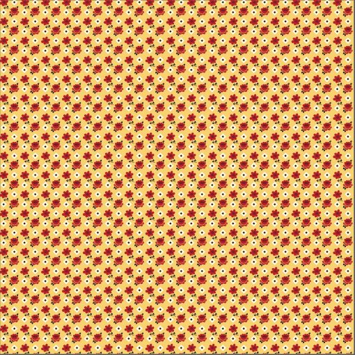 BOLT END 31" Farm Girls Unite Yellow Gritty Gal Yardage by Lori Woods for Poppie Cotton Fabrics