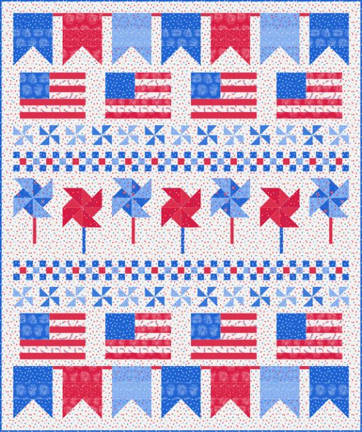 Holiday Americana Quilt Kit