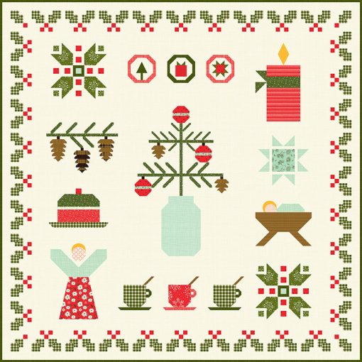 Adel in Winter Christmas Eve Quilt Kit