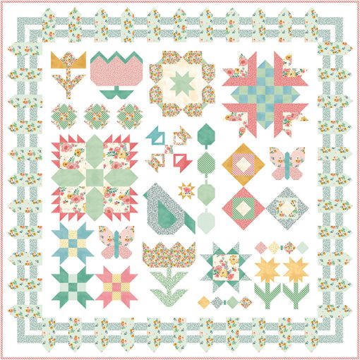 Spring Gardens Garden Variety Quilt Kit