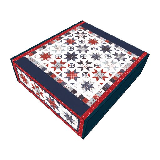 PREORDER Stars and Stripes Forever Sparklers Quilt Kit - Image 2