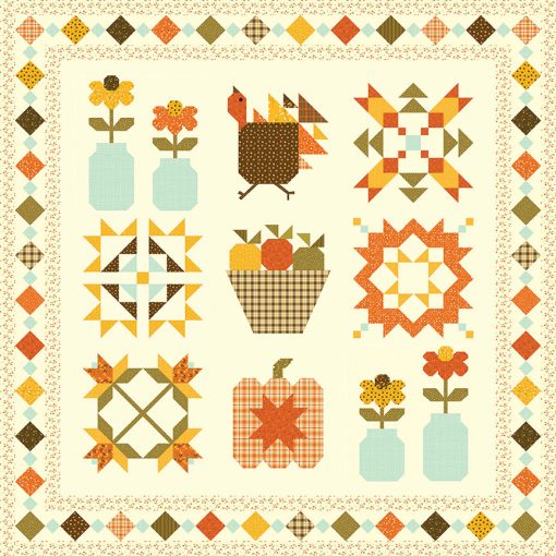 Adel in Autumn Fall Gathering Sampler Quilt Kit