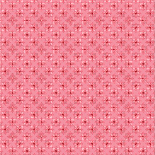 Barnyard Bandana Hot Kisses Pink Yardage by Lori Woods for Poppie Cotton Fabrics