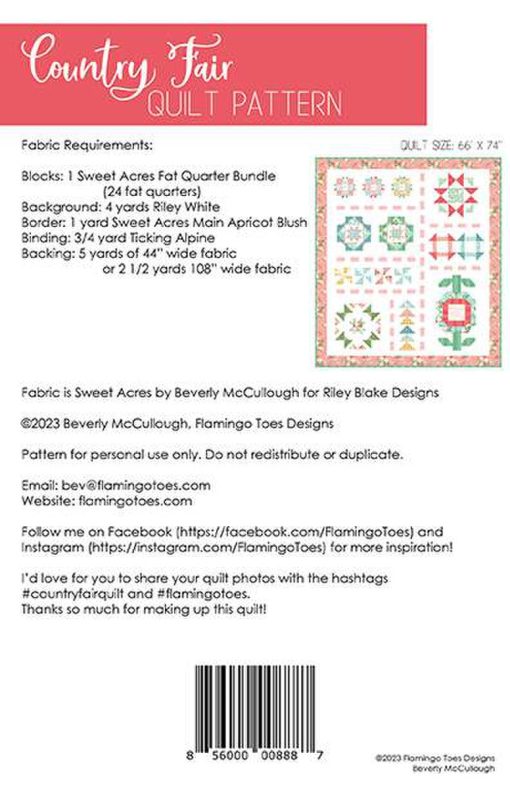 Country Fair Quilt Pattern by Beverly McCullough - Image 2