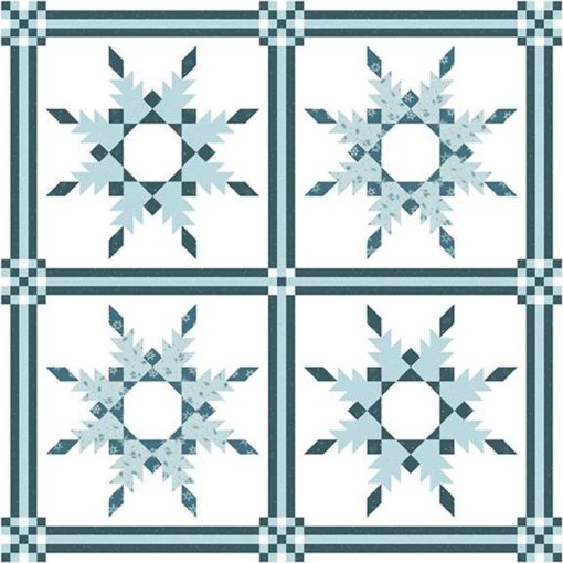 Snowfall Quilt Pattern by Material Girl Quilts