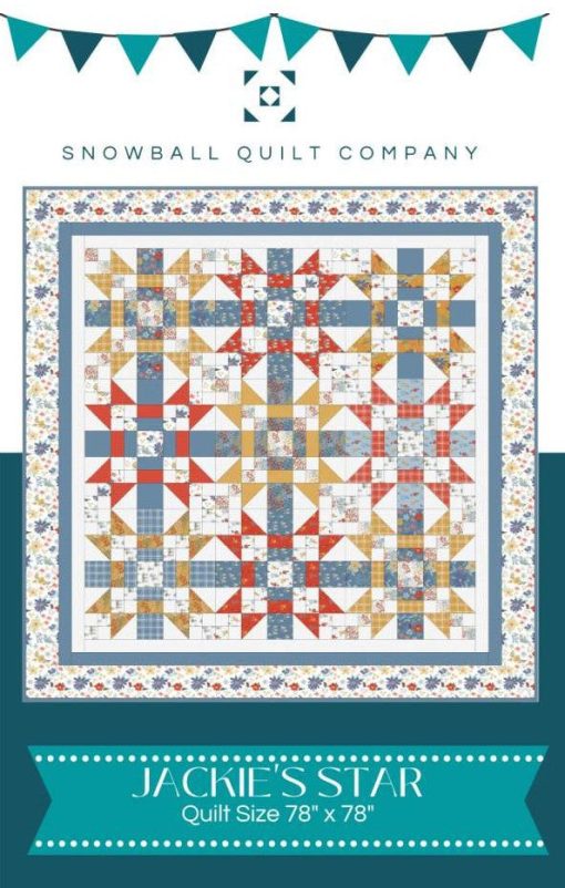 Jackie's Star Quilt Pattern by Snowball Quilt Company