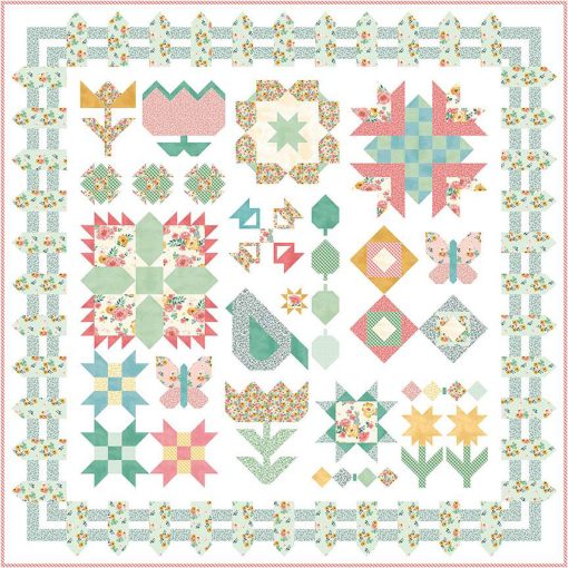 Garden Variety Quilt Pattern by Crabtree Arts Collective