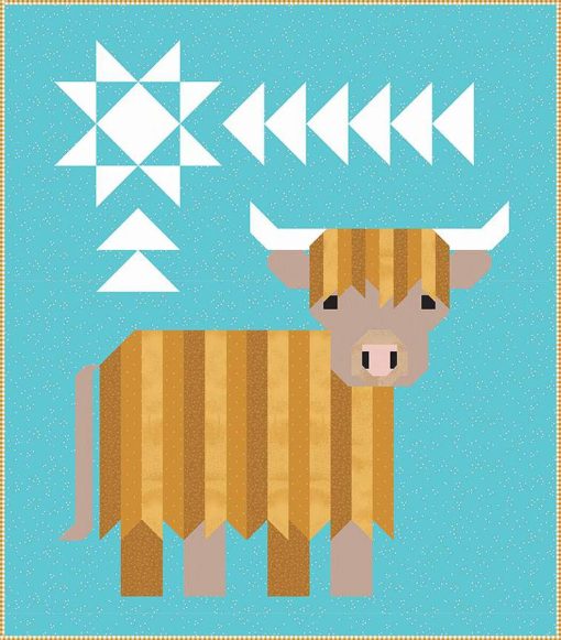 Cattle Call-A Highland Coo Quilt Pattern by Art East Quilting Co. - Image 2