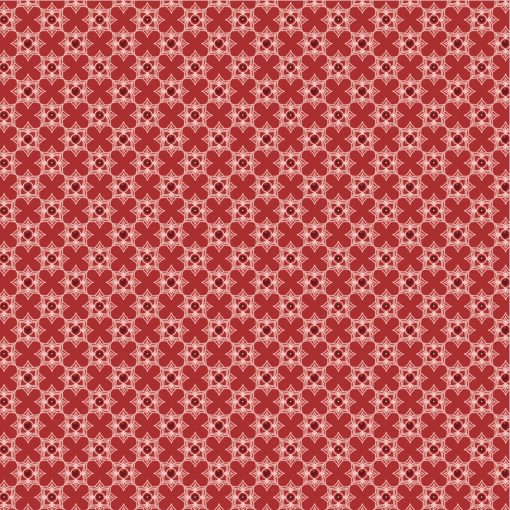 Barnyard Bandana Rodeo Red Yardage by Lori Woods for Poppie Cotton Fabrics