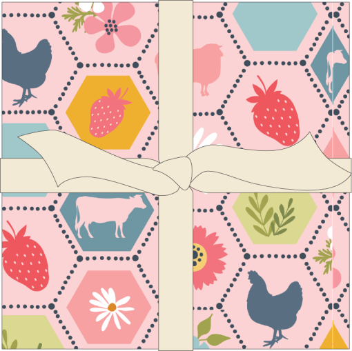 Sunshine And Chamomile 5" Precuts by Lori Woods for Poppie Cotton Fabrics