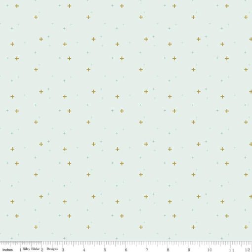 Sparkler Bleached Denim Sparkle Yardage by Melissa Mortenson for Riley Blake Designs