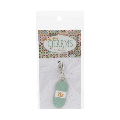 Chunky Thread Sea Glass Enamel Happy Charm by Lori Holt of Bee in my Bonnet - Image 2