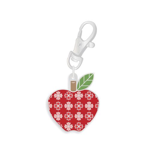 Autumn Apple Enamel Happy Charm by Lori Holt