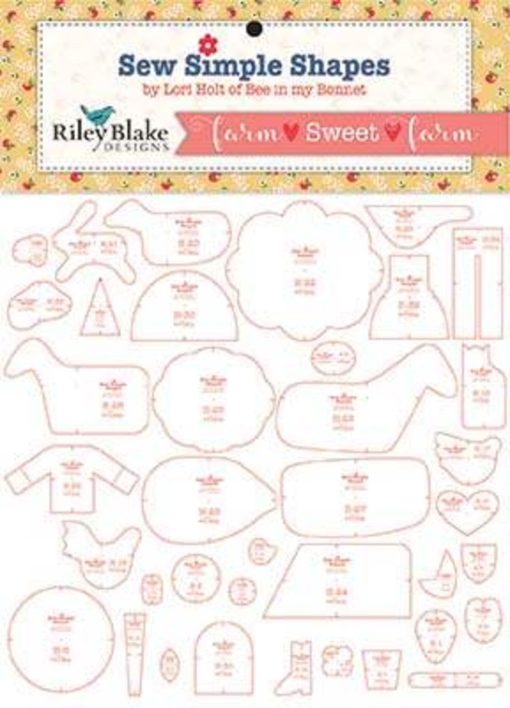 Farm Girl Vintage Sew Simple Shapes by Lori Holt of Bee in My Bonnet