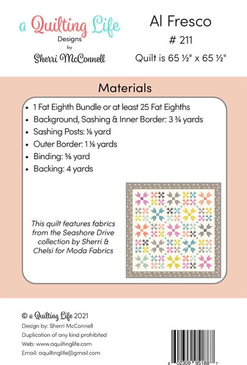 Al Fresco Quilt Pattern by A Quilting Life Designs - Image 2