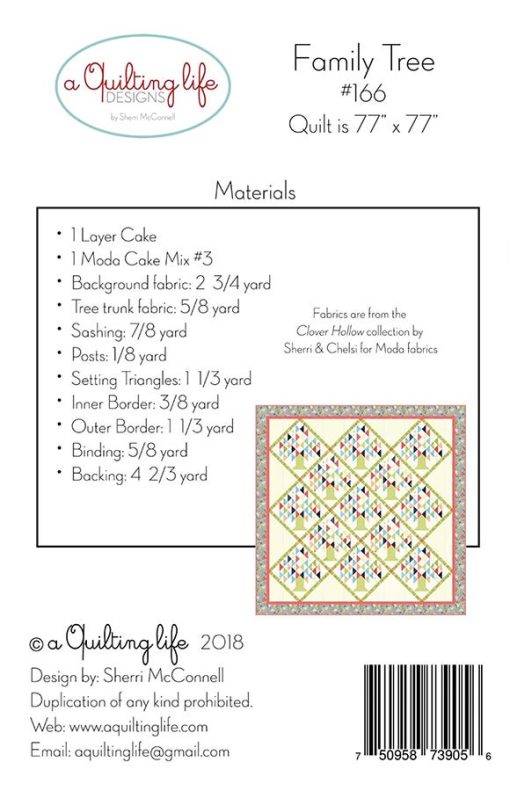 Family Tree Quilt Pattern by A Quilting Life Designs - Image 2