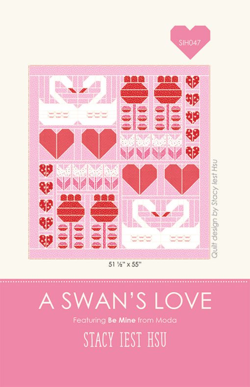 A Swans Love Quilt Pattern by Stacy Iest Hsu