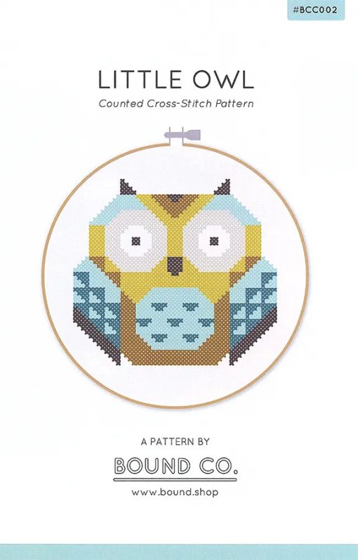 Little Owl Cross Stitch Pattern by Bound Co.