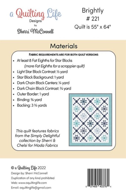 Brightly Quilt Pattern by A Quilting Life Designs - Image 2