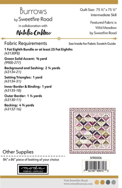 Burrows Quilt Pattern by Sweetfire Road - Image 2