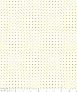 Le Creme Dots Lime Yardage by Riley Blake Designs