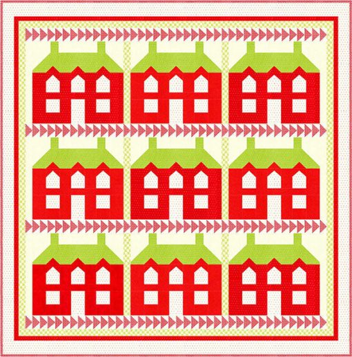 Christmas Manor Quilt Pattern by Fig Tree & Co. - Image 2