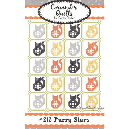 Purry Stars Quilt Pattern by Coriander Quilts