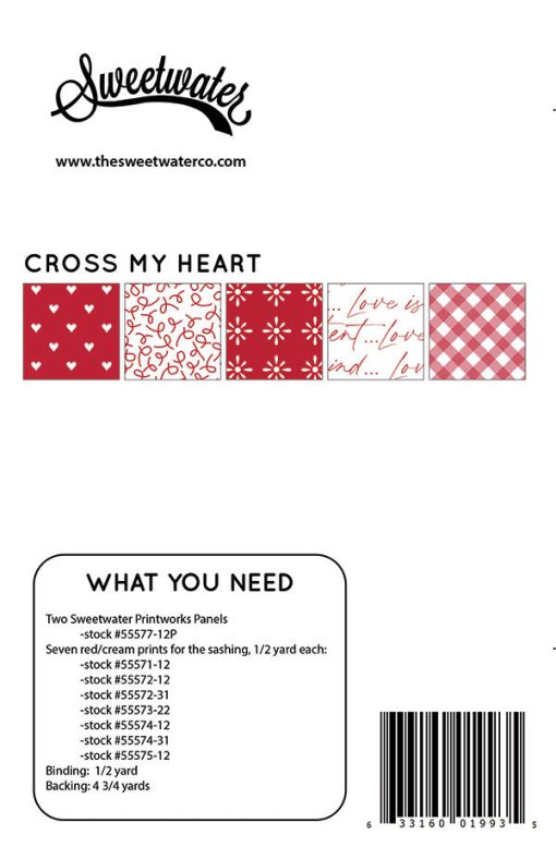 Cross My Heart Quilt Pattern by Sweetwater - Image 2