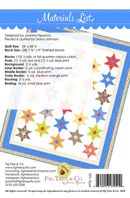 Estrellas Quilt Pattern by Fig Tree Quilts - Image 2