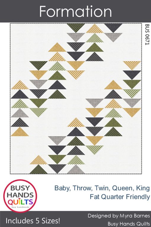 Formation Quilt Pattern by Busy Hands Quilts