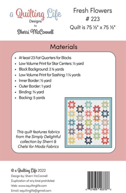 Fresh Flowers Quilt Pattern by A Quilting Life Designs - Image 2