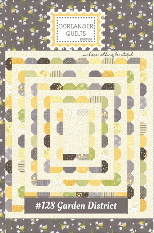 Garden District Quilt Pattern by Corey Yoder of Coriander Quilts