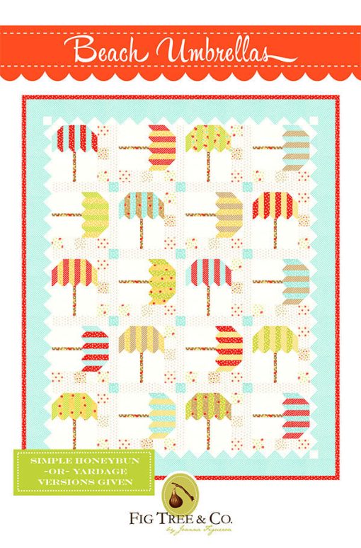 Stitched Beach Umbrellas Quilt Kit - Image 2