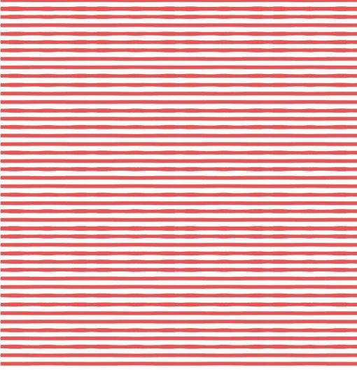 Jailhouse Stripes Red Waldo Yardage by Lori Woods for Poppie Cotton Fabrics