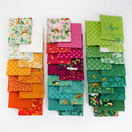 Jungle Paradise Fat Eighth Bundle by Stacy Iest Hsu for Moda Fabrics - Image 3