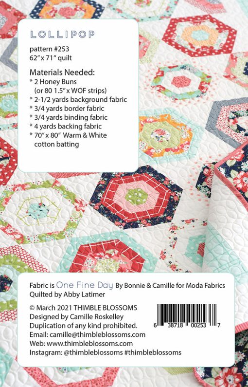 Lollipop Quilt Pattern by Thimble Blossoms - Image 2