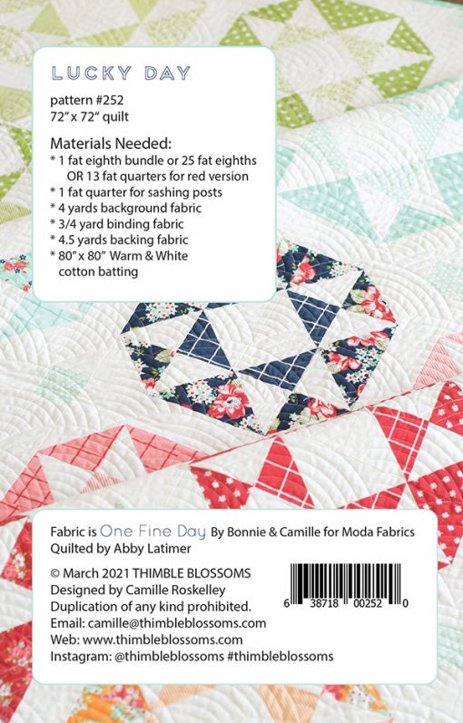 Lucky Day Quilt Pattern by Thimble Blossoms - Image 2