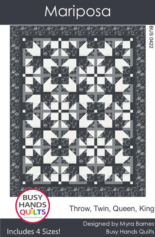 Mariposa Quilt Pattern by Busy Hands Quilts