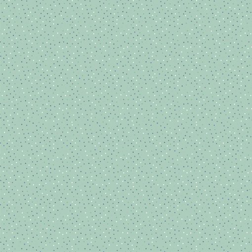 Country Confetti Mint Sea Glass Yardage by Lori Woods for Poppie Cotton Fabrics