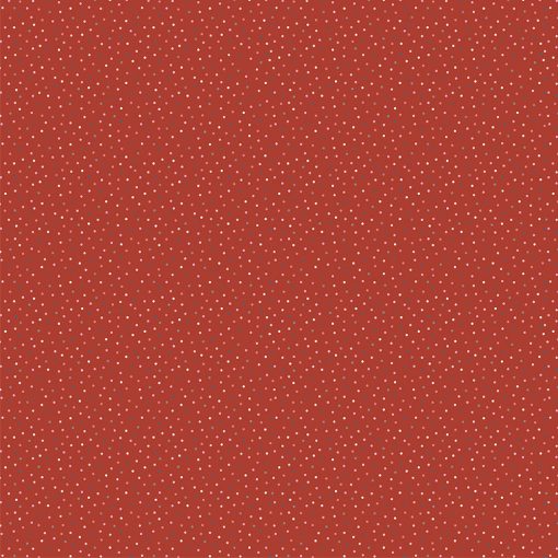 Country Confetti Red Speckled Hen Yardage by Lori Woods for Poppie Cotton Fabrics