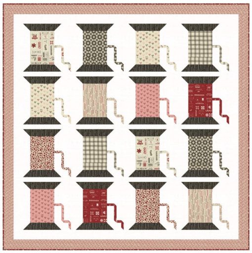 PREORDER Threads Spool Ready Quilt Kit