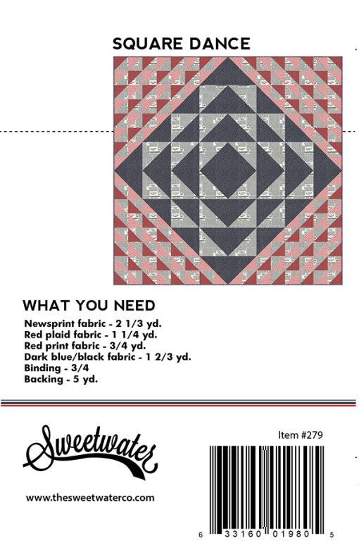 Square Dance Quilt Pattern by Sweetwater - Image 2